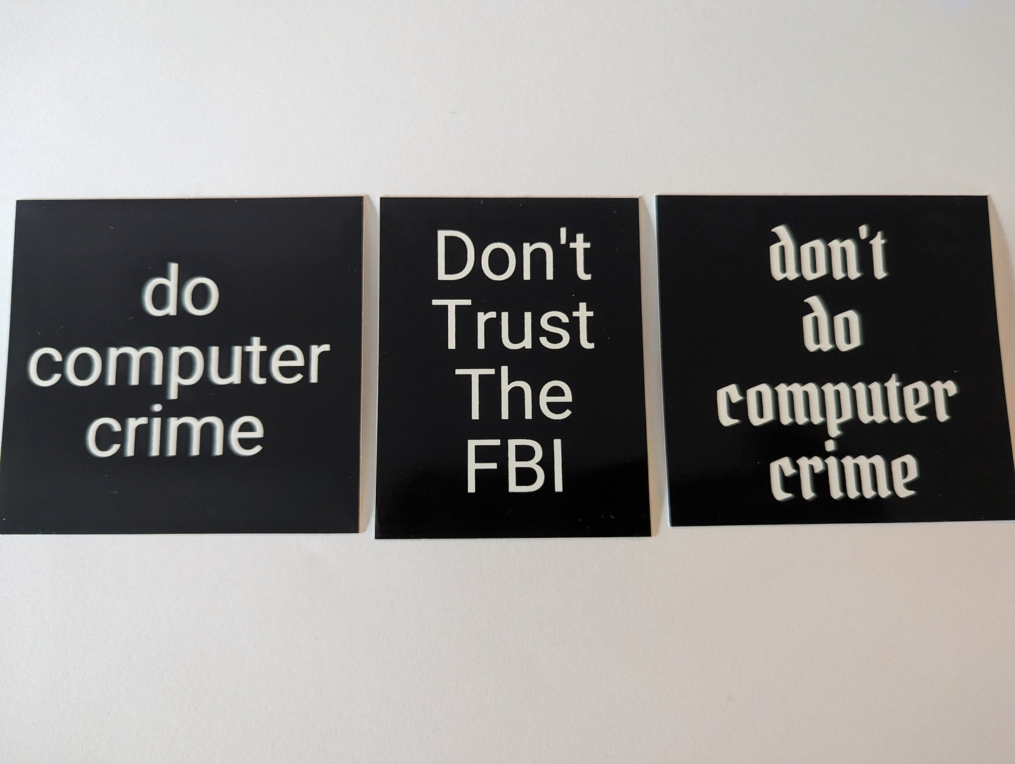 Hacker Sticker Pack - 3 pcs