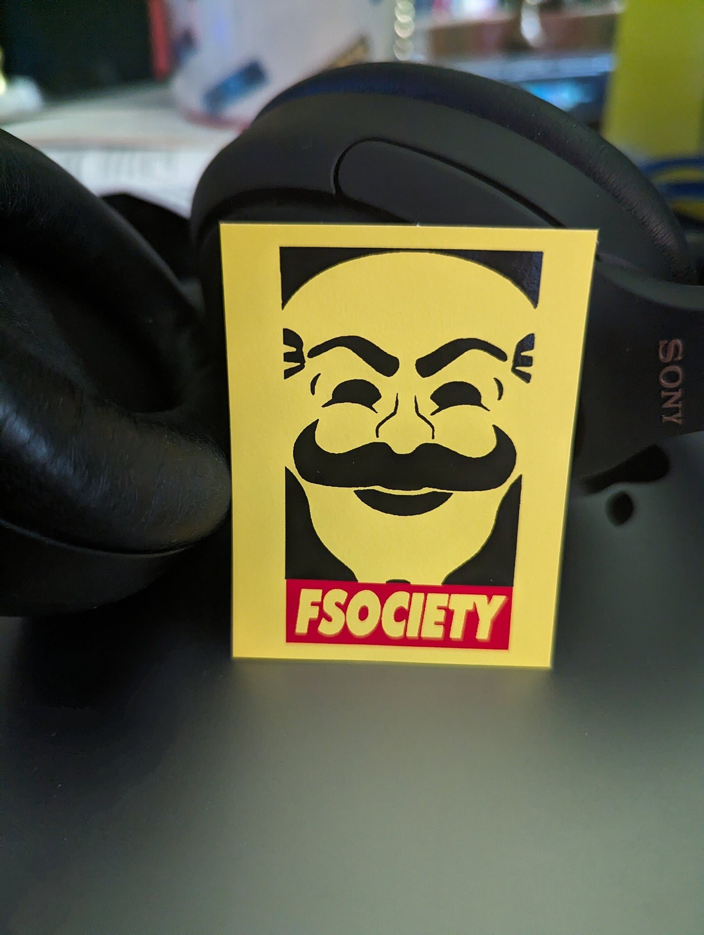 fsociety sticker - Mr Robot - Elliot Alderson