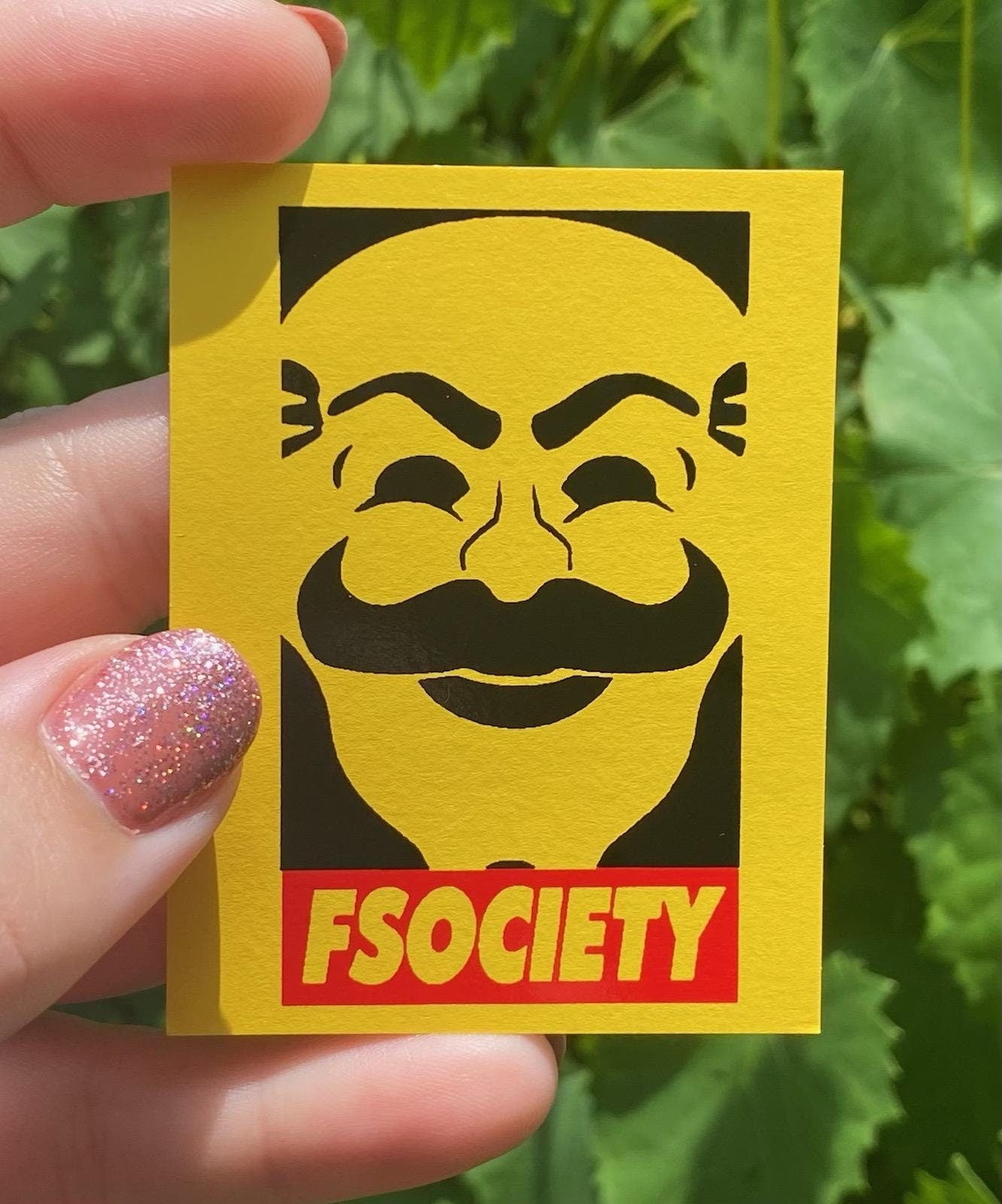 fsociety sticker - Mr Robot - Elliot Alderson