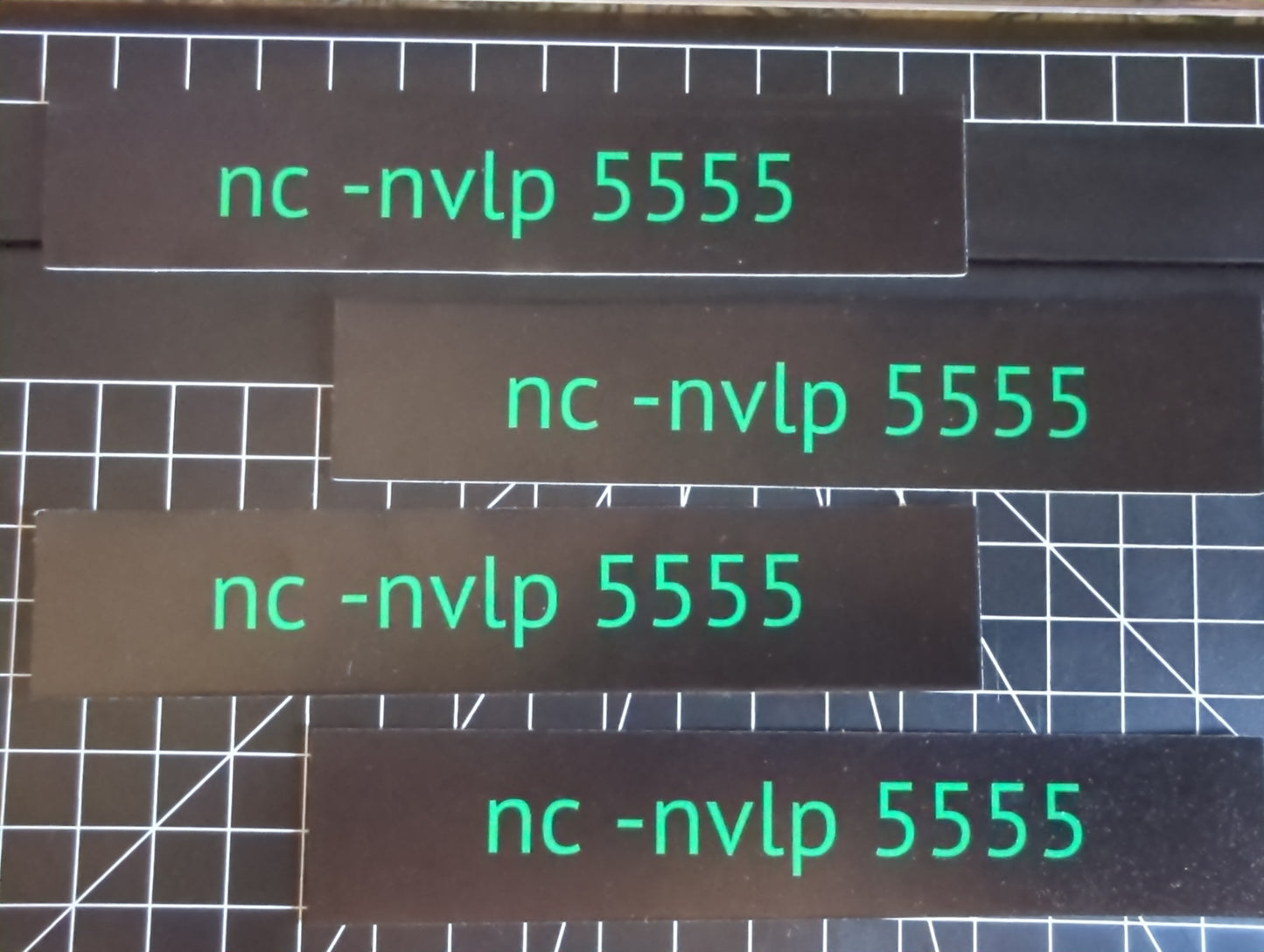 nc -nvlp 5555 stickers