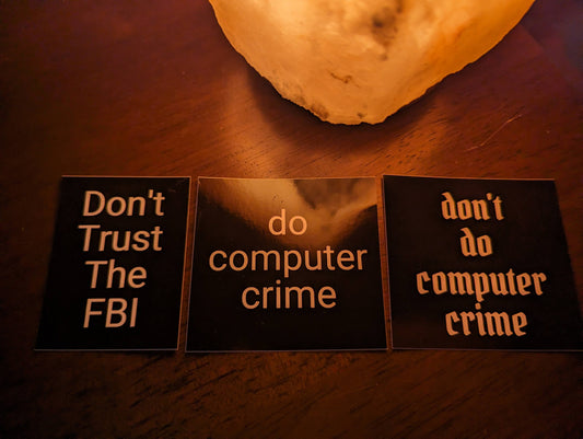 Hacker Sticker Pack - 3 pcs