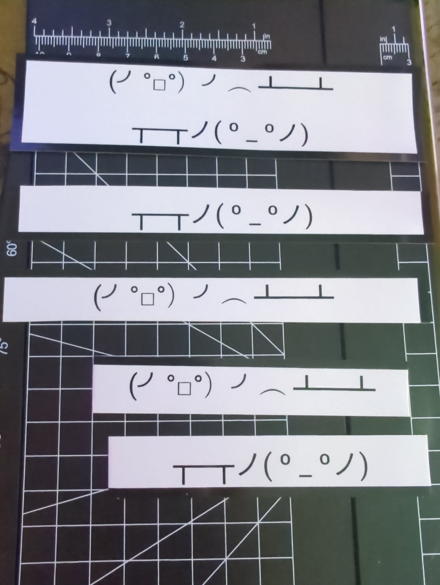 (╯°□°)╯︵ ┻━┻ Table flipper ascii stickers