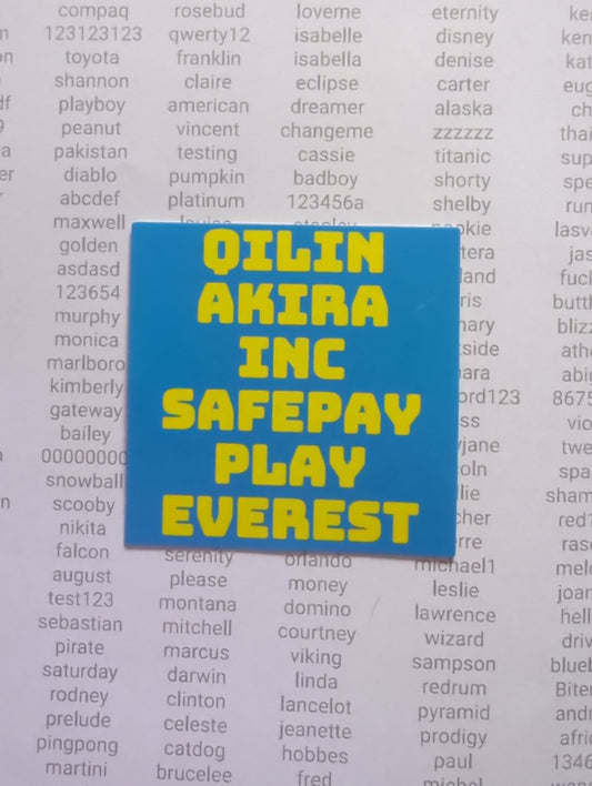 Ransomware Group Stickers